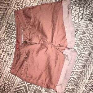 Plus Size pink shorts